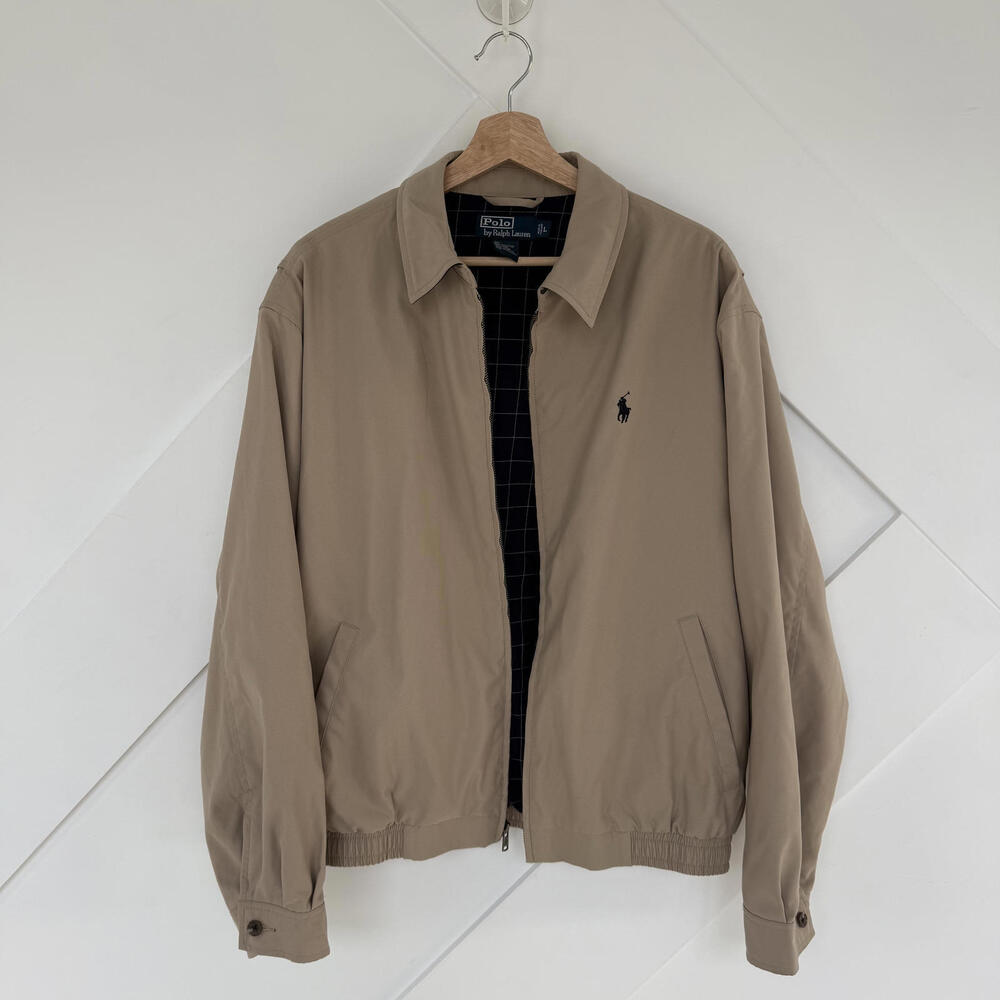 Polo by Ralph Lauren Beige Harrington Jacket Large